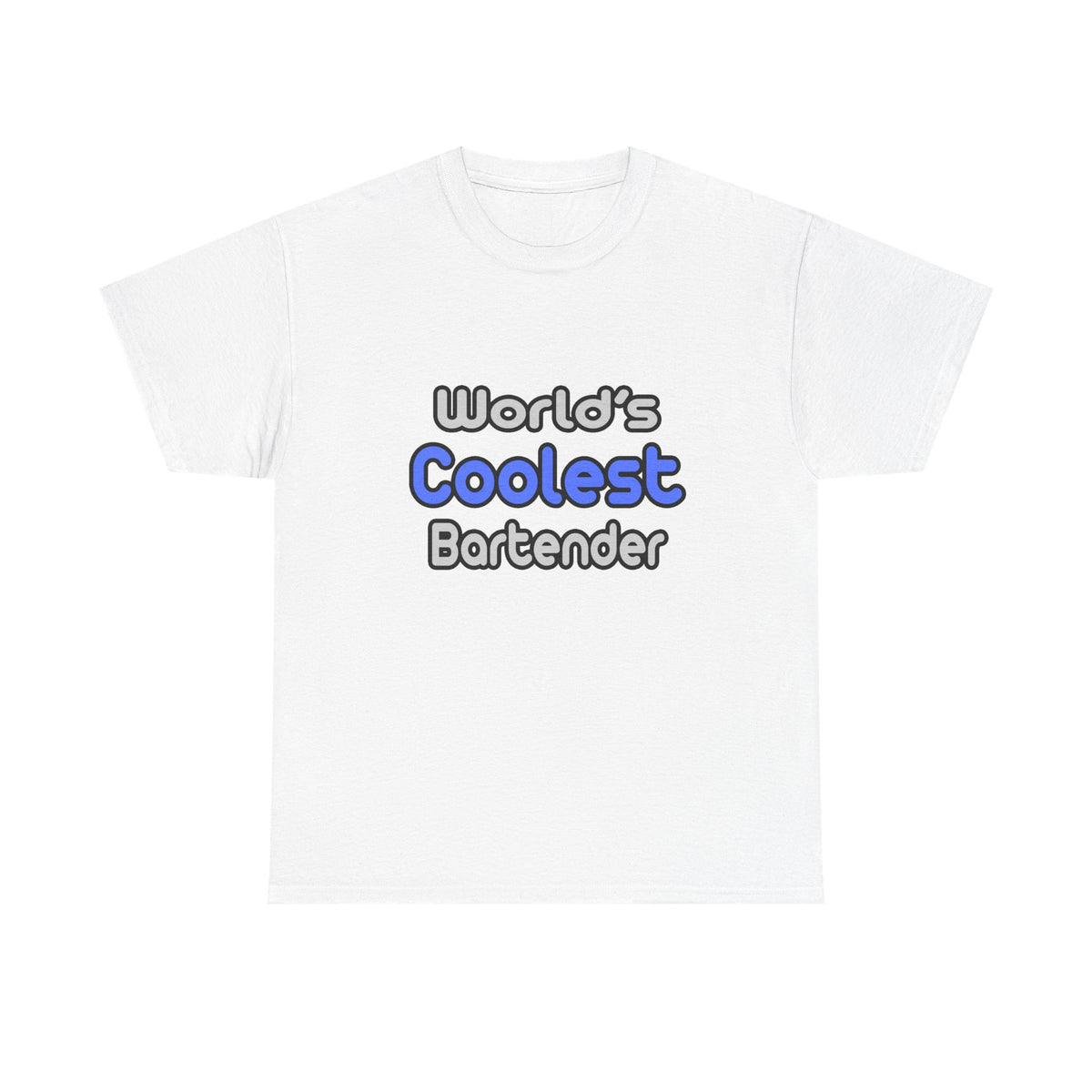 World's Coolest Bartender - Unisex Heavy Cotton Tee