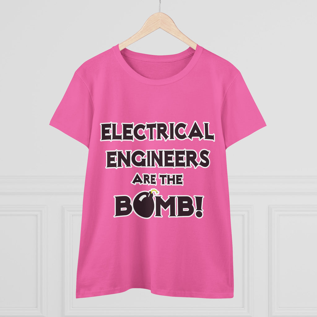 Electrical Engineers Are The Bomb! - Women's Midweight Cotton Tee