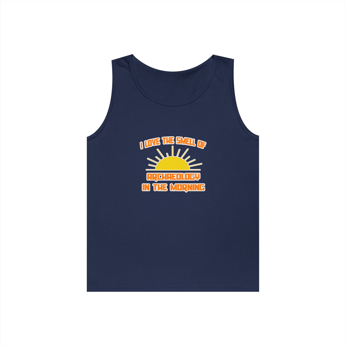 Smell of Archaeology in the Morning - Unisex Heavy Cotton Tank Top