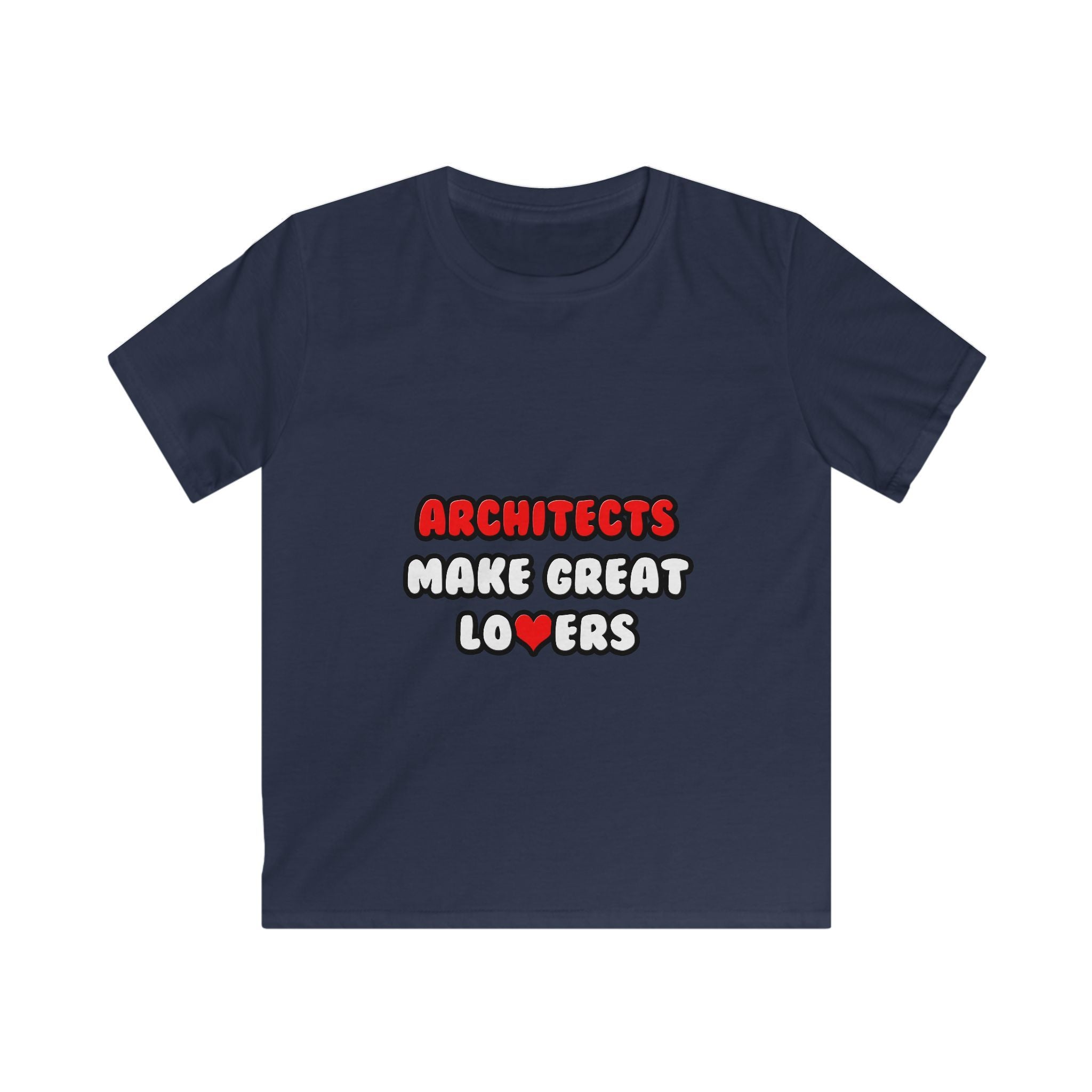 Architects Make Great Lovers - Kids Softstyle Tee