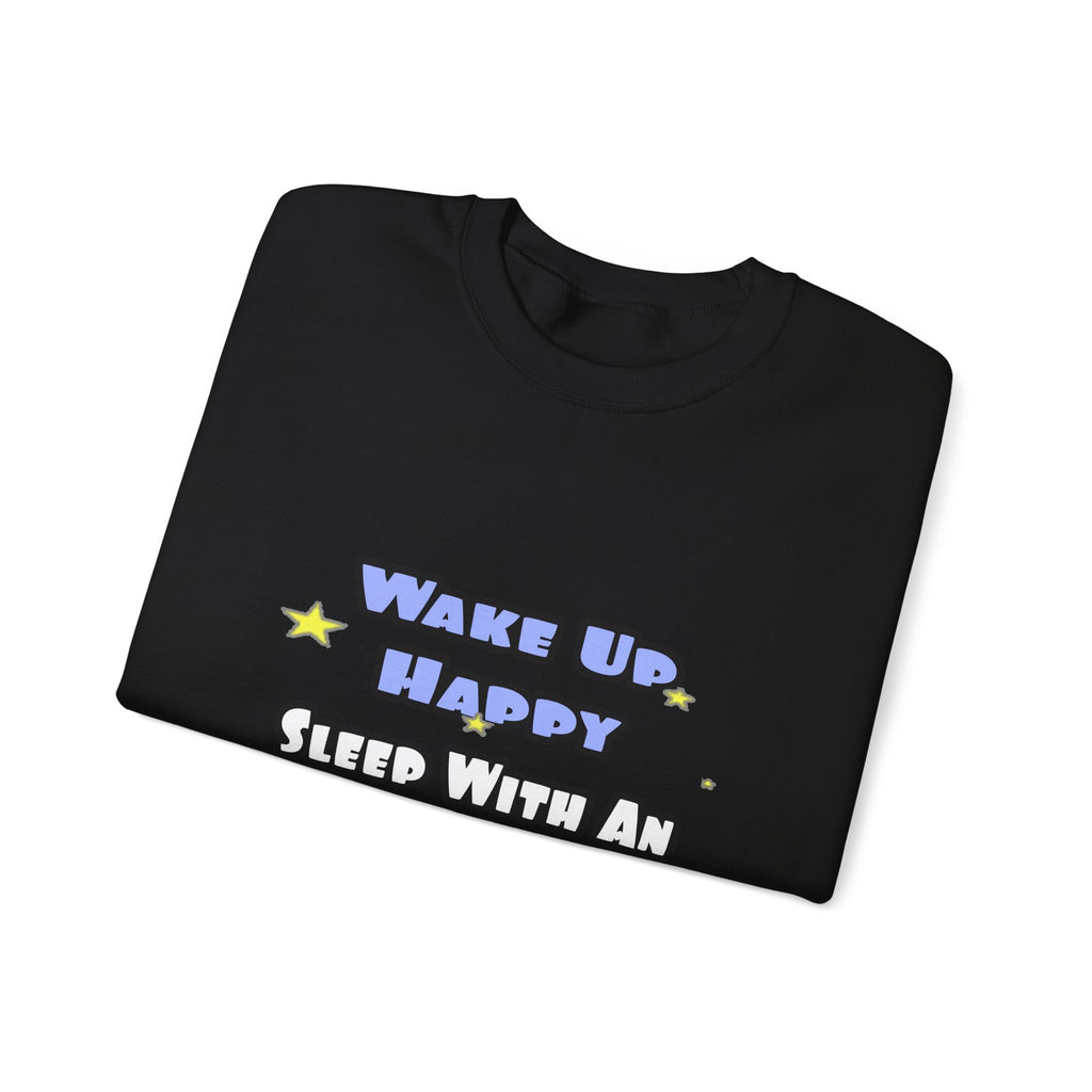Wake Up Happy .. Sleep With Anesthesiologist Asst - Unisex Heavy Blend™ Crewneck Sweatshirt