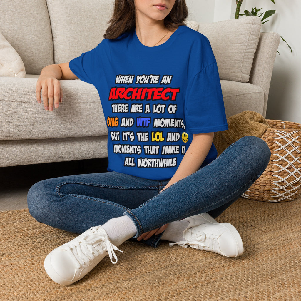 Architect .. OMG WTF LOL - Unisex Softstyle T-Shirt