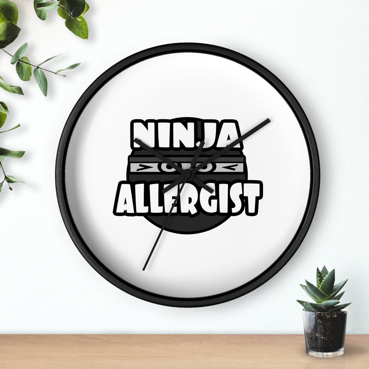 Ninja Allergist - Wall Clock