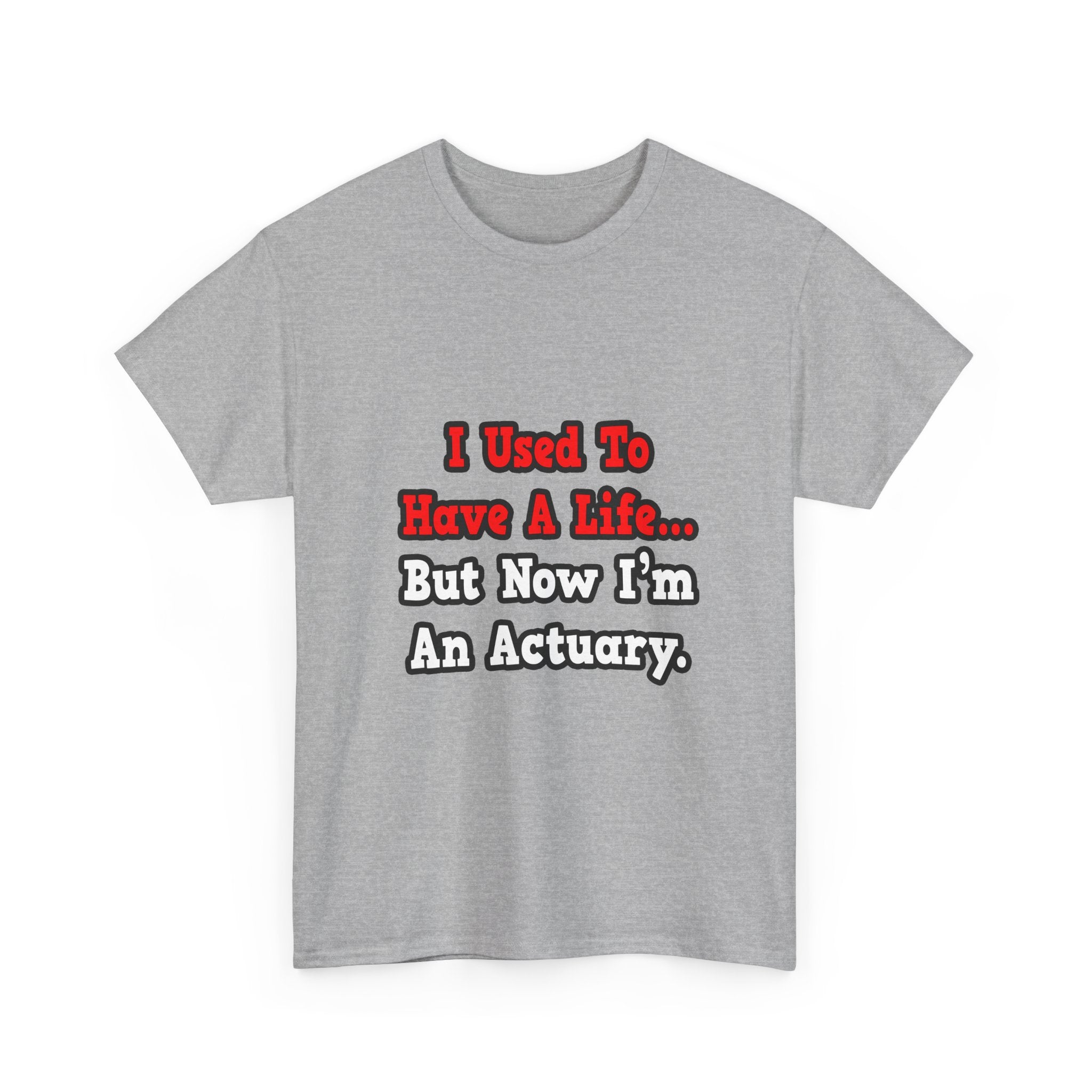 I Used to Have a Life...Actuary - Unisex Heavy Cotton Tee