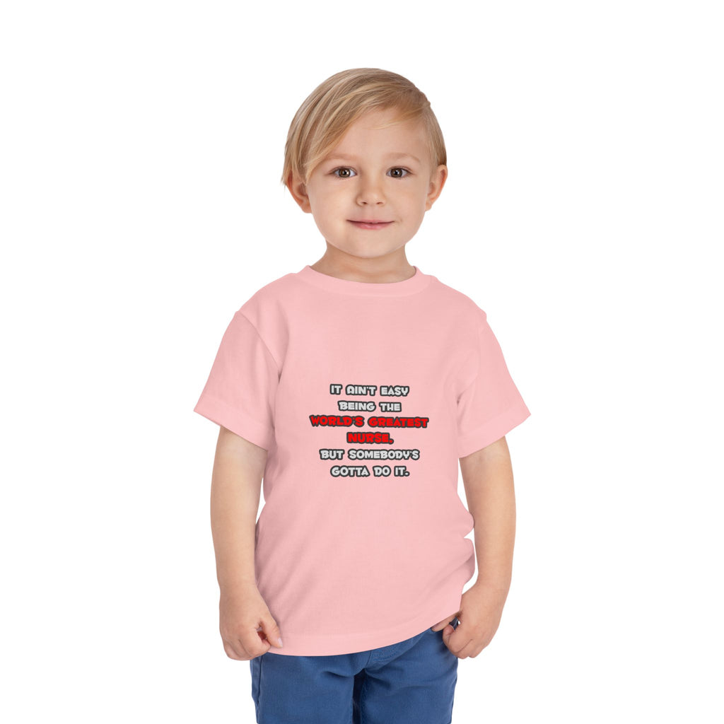 World's Greatest Nurse Joke - Toddler Short Sleeve Tee