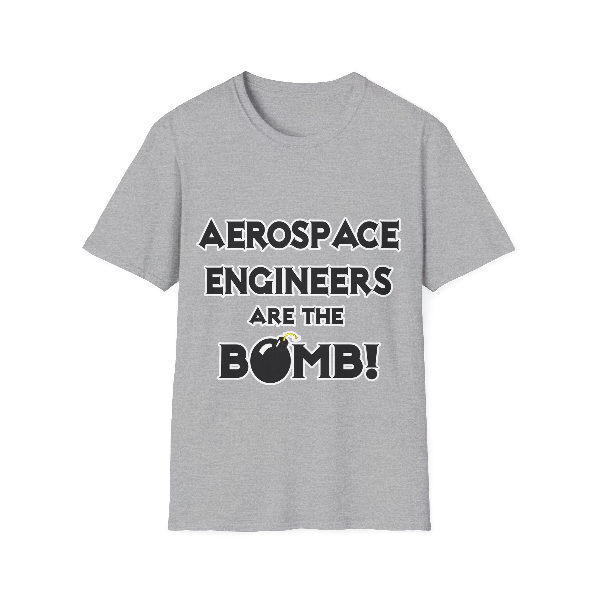 Aerospace Engineers Are The Bomb! - Unisex Softstyle T-Shirt