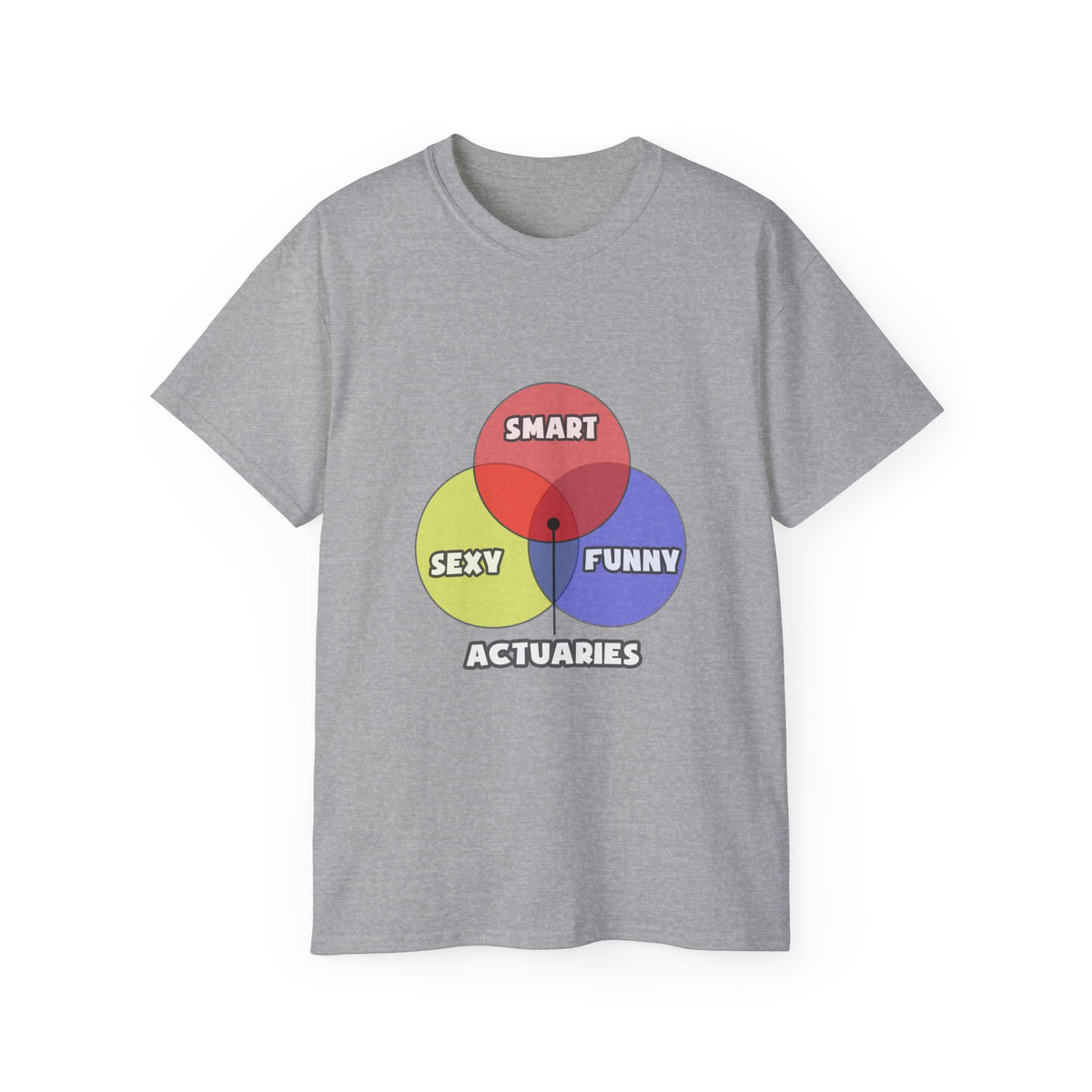 Venn Diagram .. Actuaries - Unisex Ultra Cotton Tee
