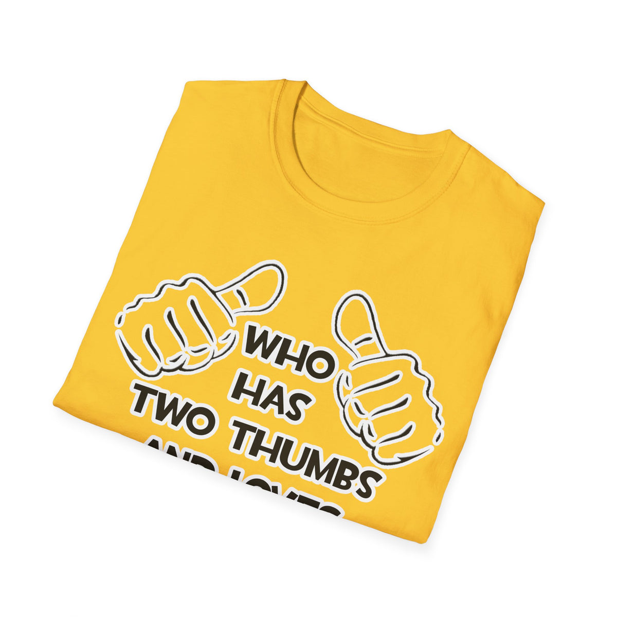 Two Thumbs and Loves Farming - Unisex Softstyle T-Shirt
