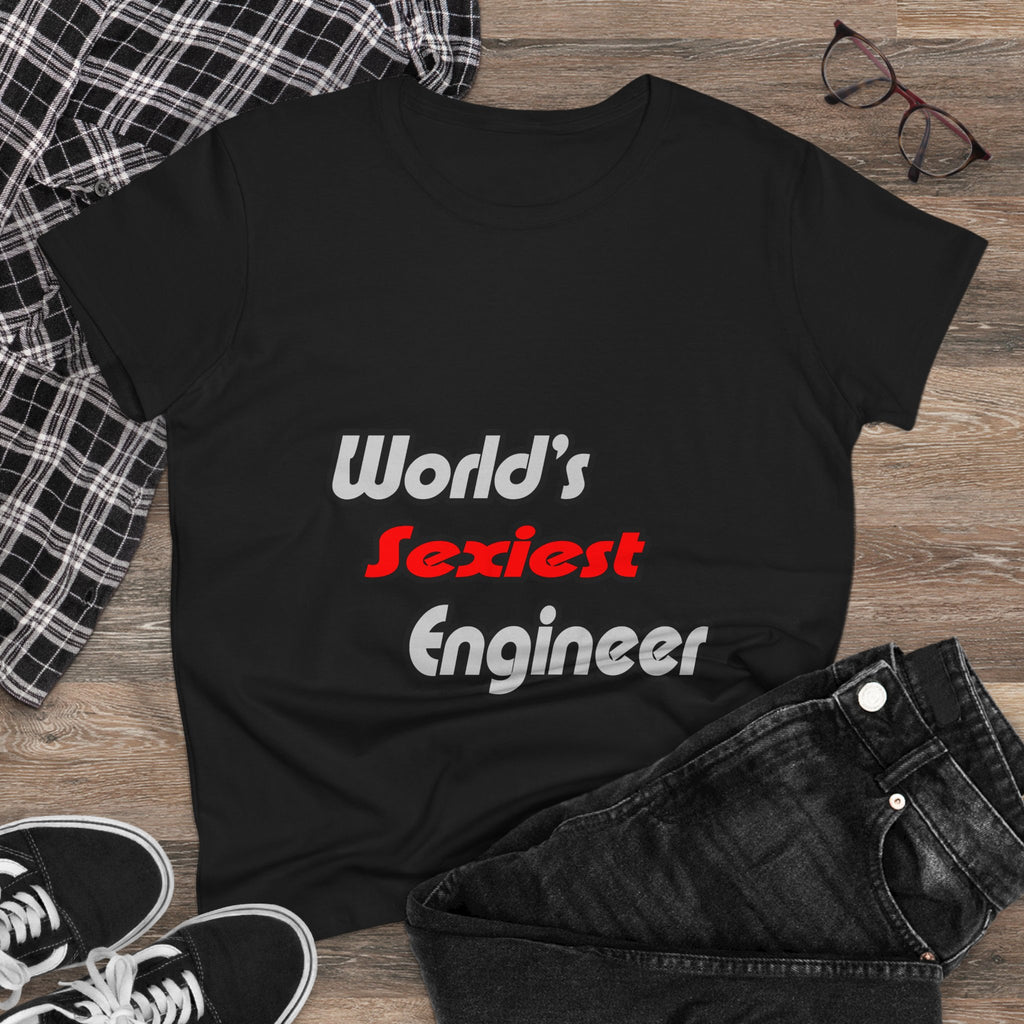 World's Sexiest Engineer - Women's Midweight Cotton Tee