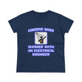 Conserve Water .. Shower With Electrical Engineer - Women's Midweight Cotton Tee