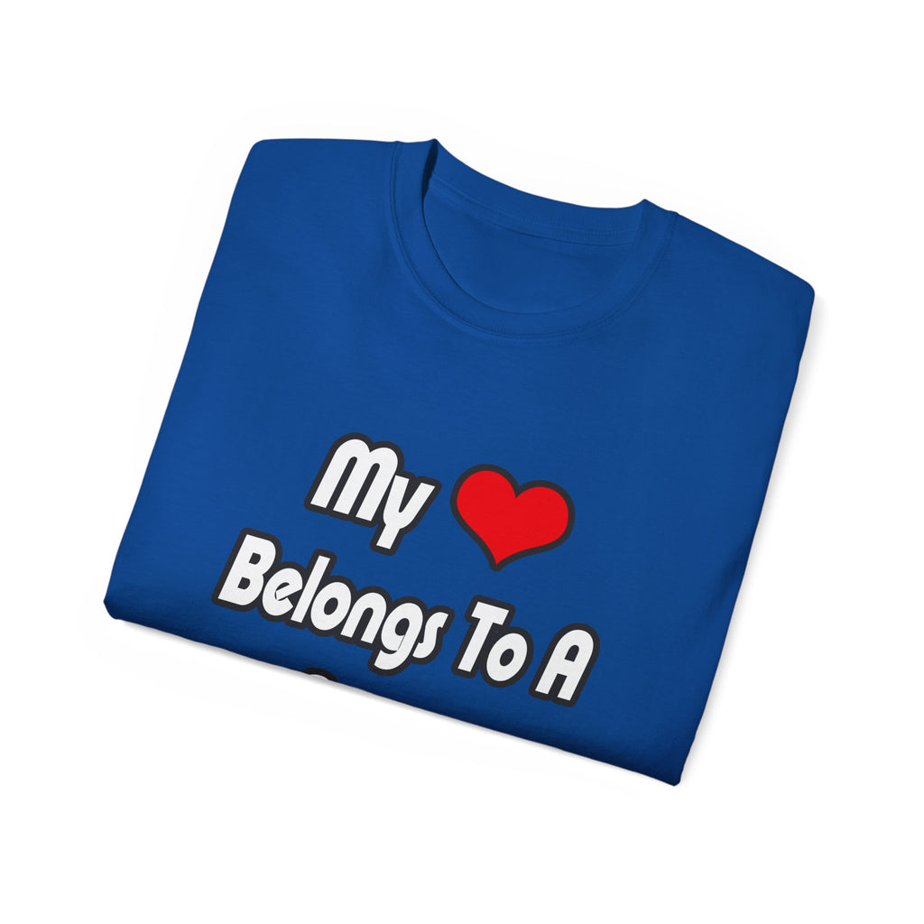 My Heart Belongs To A Doctor - Unisex Ultra Cotton Tee