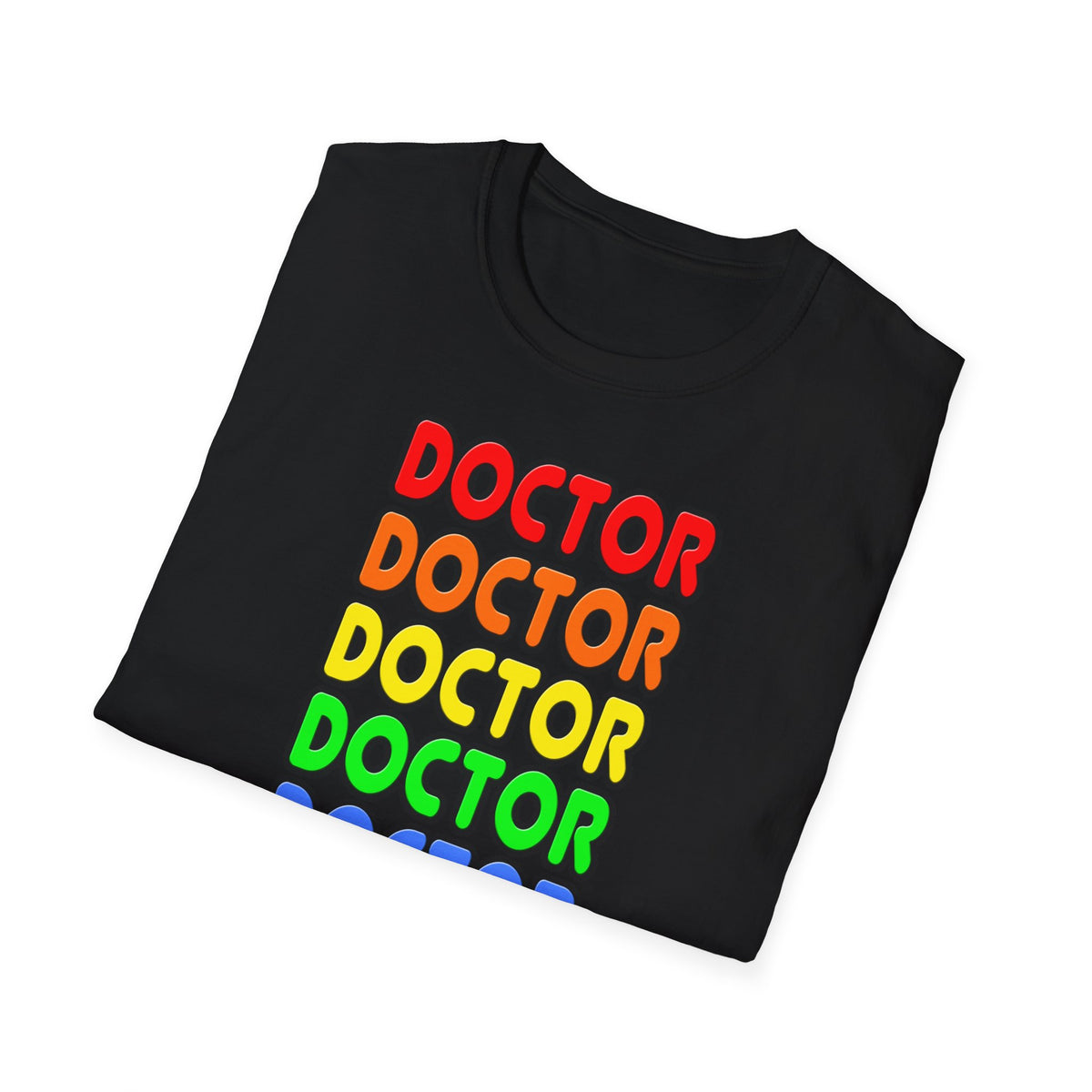 Rainbow Doctor - Unisex Softstyle T-Shirt