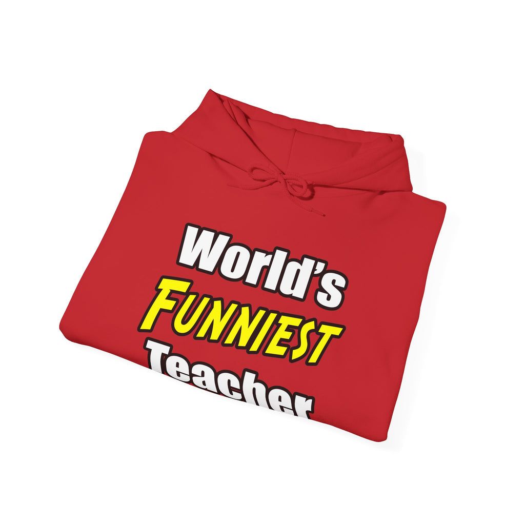 World's Funniest Teacher - Unisex Heavy Blend™ Hooded Sweatshirt