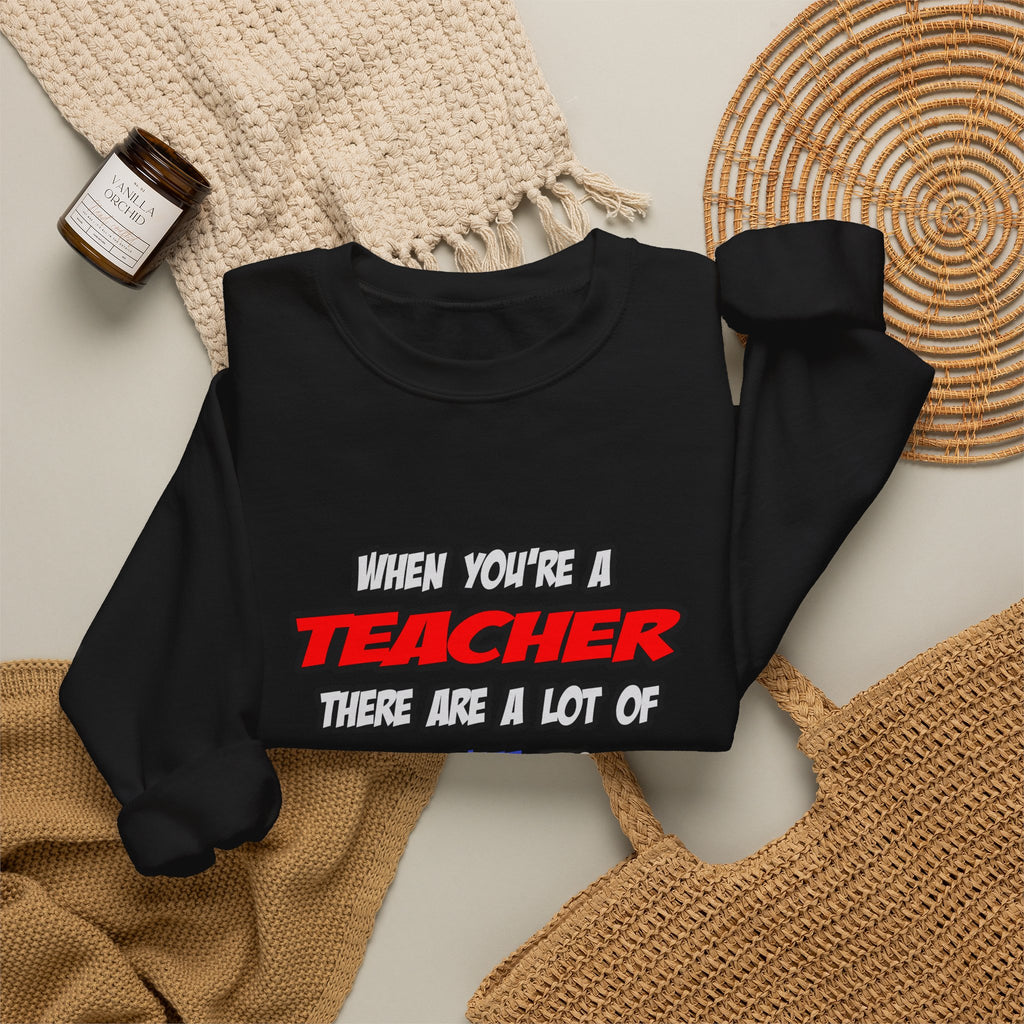 Teacher .. OMG WTF LOL - Unisex Heavy Blend™ Crewneck Sweatshirt