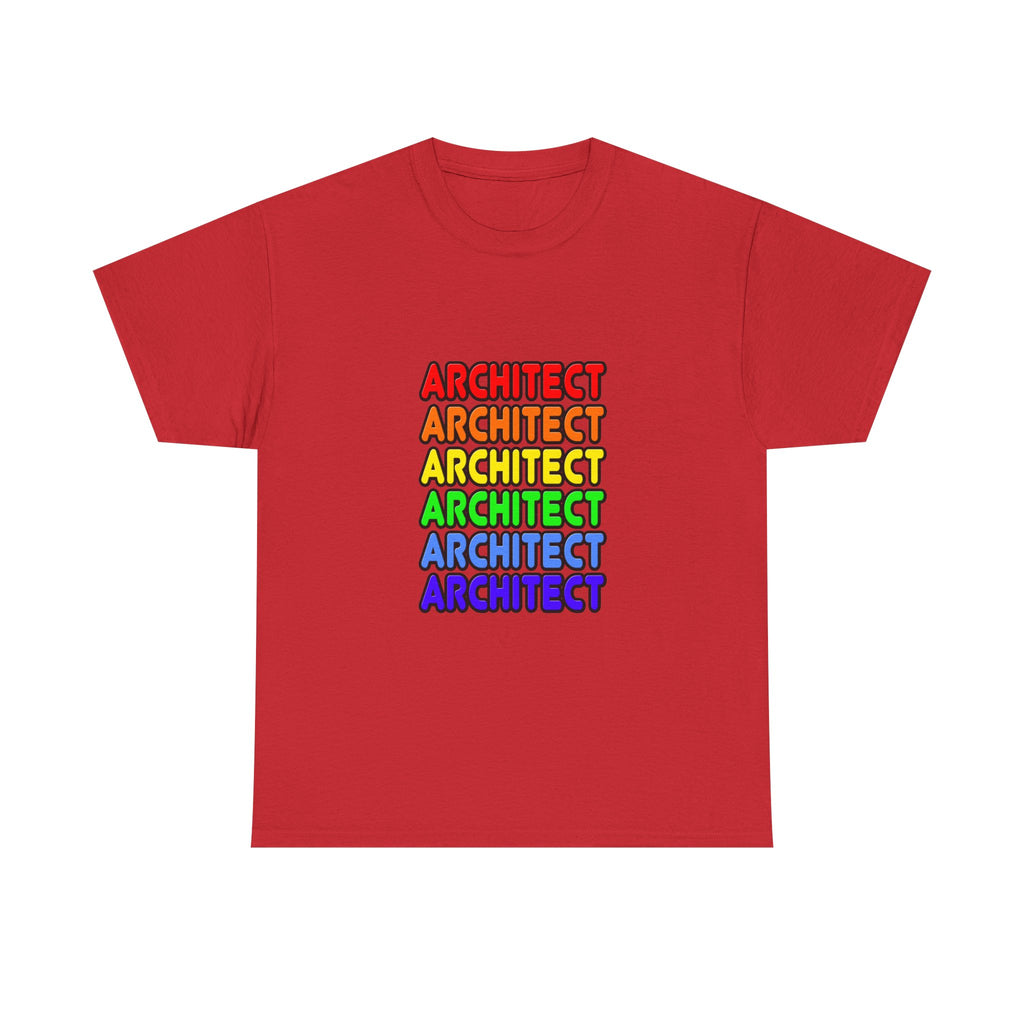 Rainbow Architect - Unisex Heavy Cotton Tee