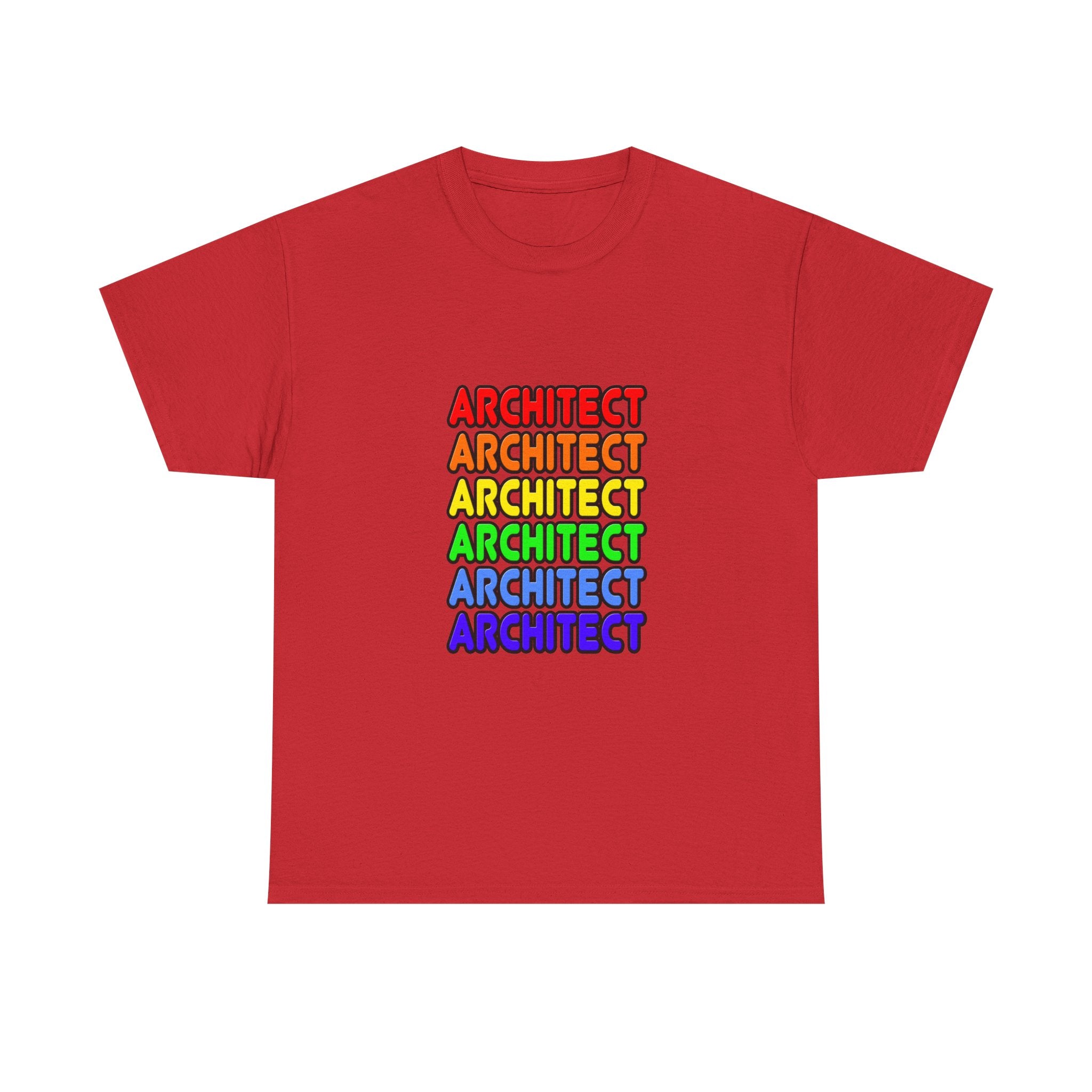 Rainbow Architect - Unisex Heavy Cotton Tee