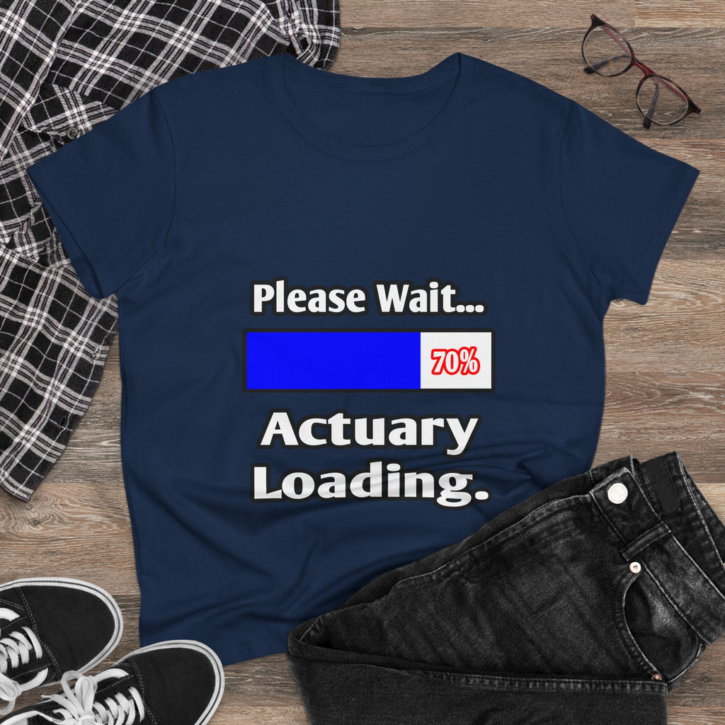 Please Wait...Actuary Loading - Women's Midweight Cotton Tee