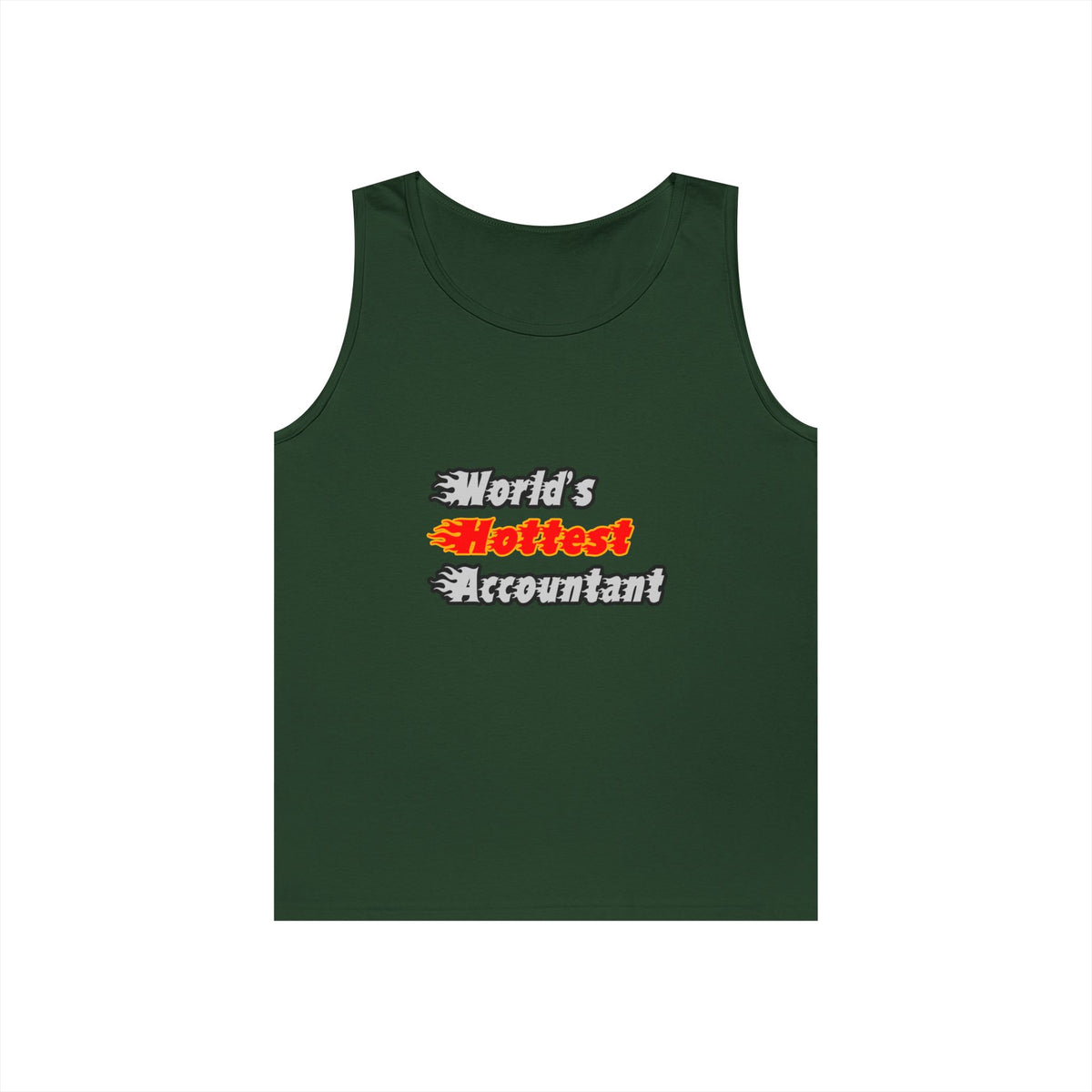 World's Hottest Accountant - Unisex Heavy Cotton Tank Top