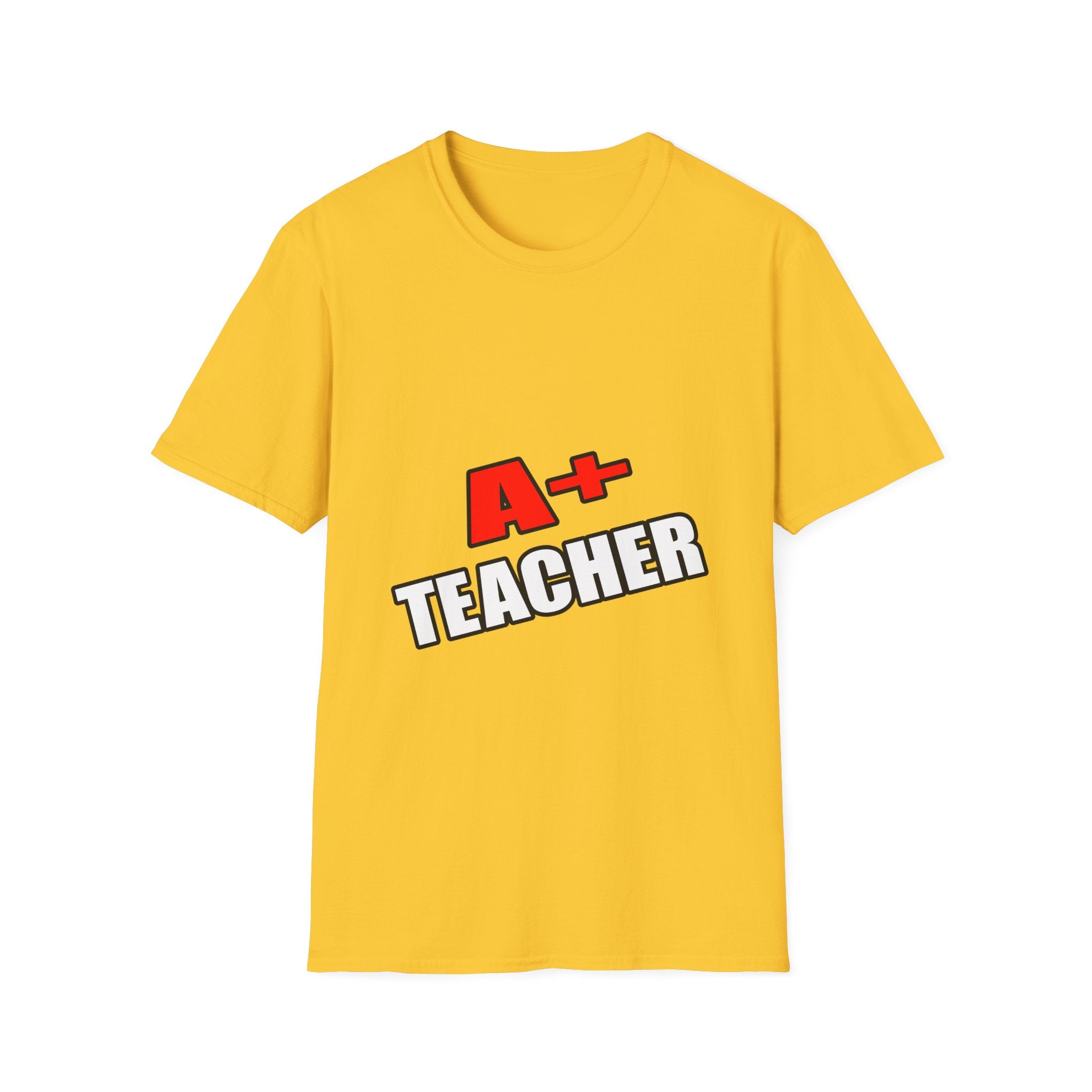 a plus teacher - Unisex Softstyle T-Shirt