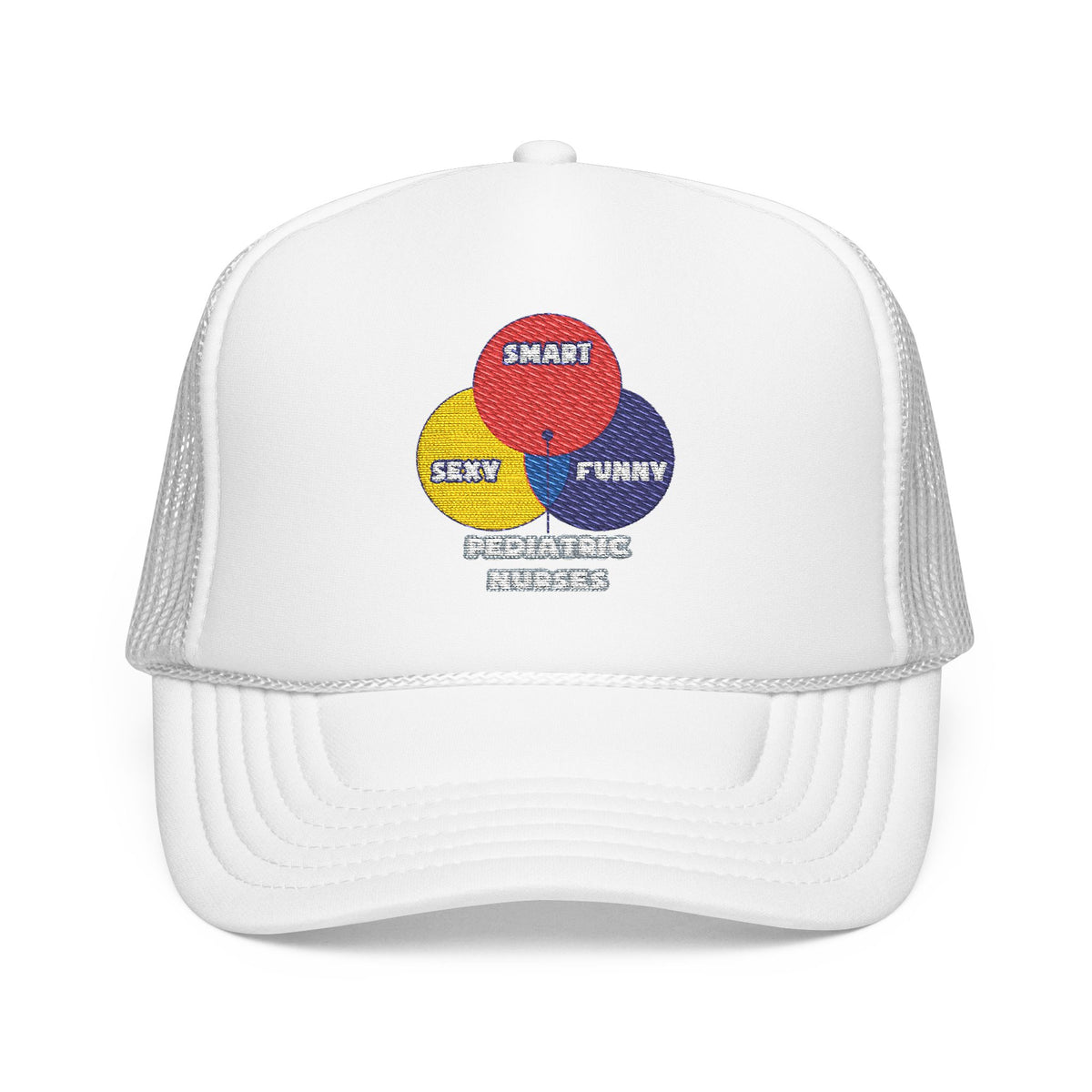 Venn Diagram .. Pediatric Nurses - Foam Trucker Hat