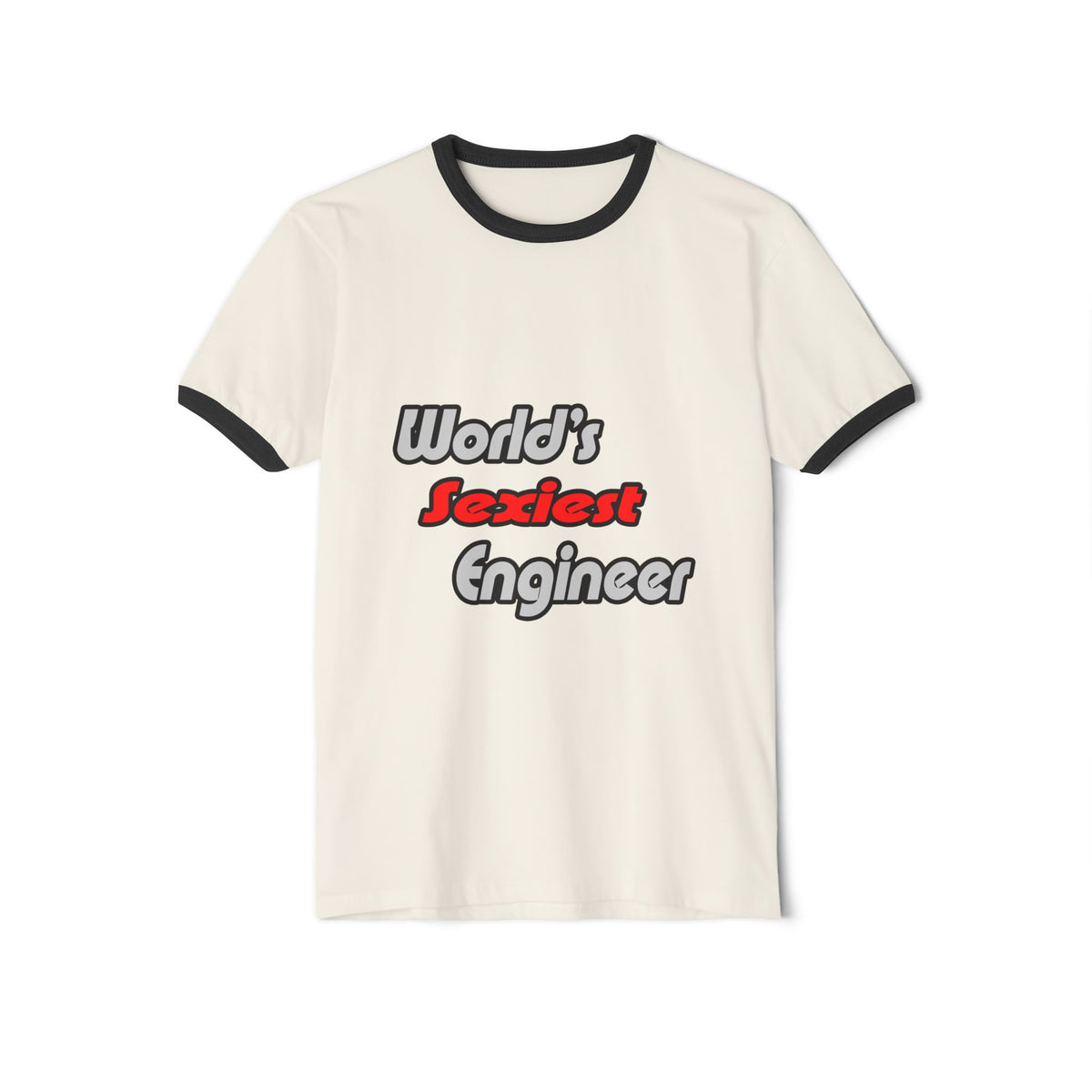World's Sexiest Engineer - Unisex Cotton Ringer T-Shirt