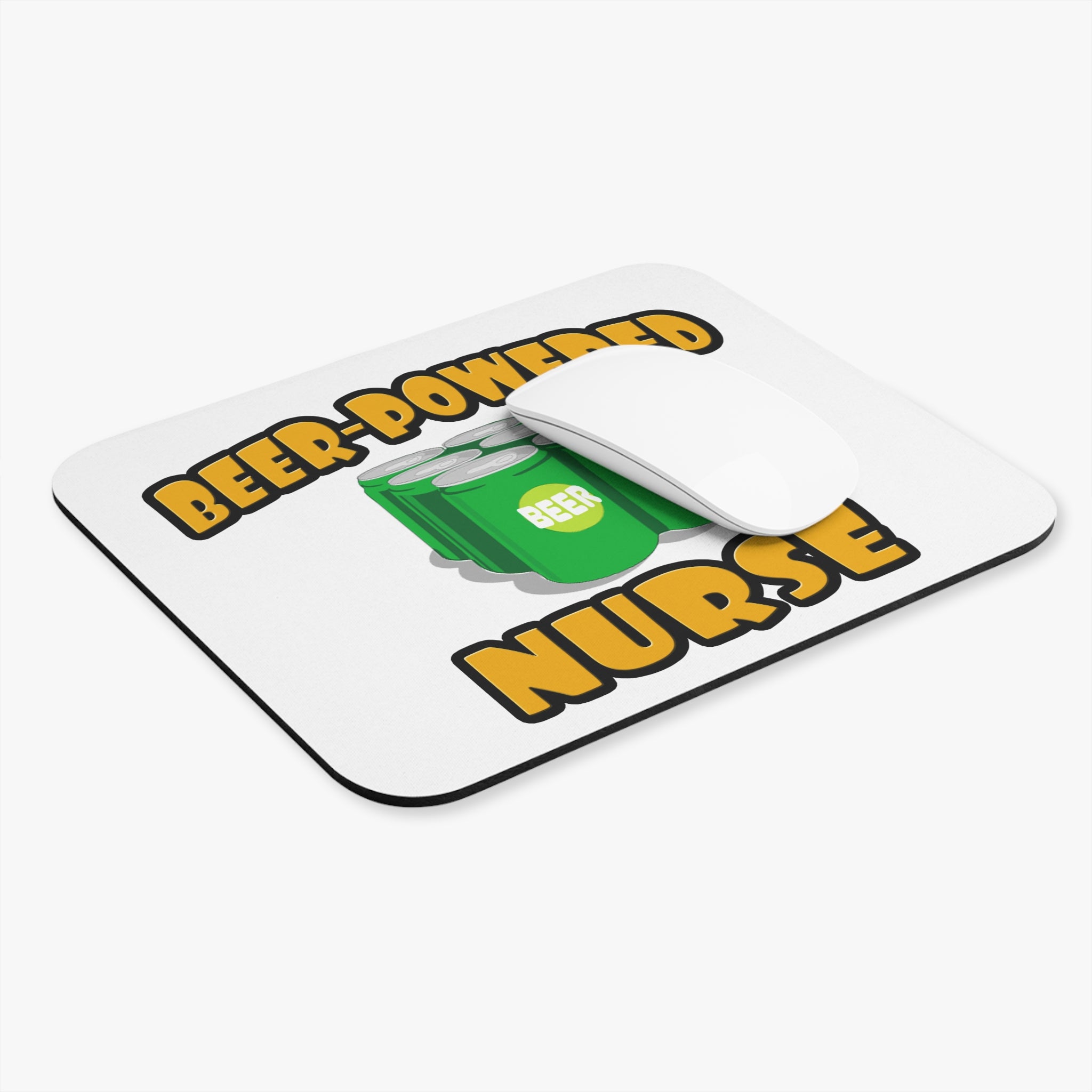 Beer Powered Nurse - Mouse Pad (Rectangle)