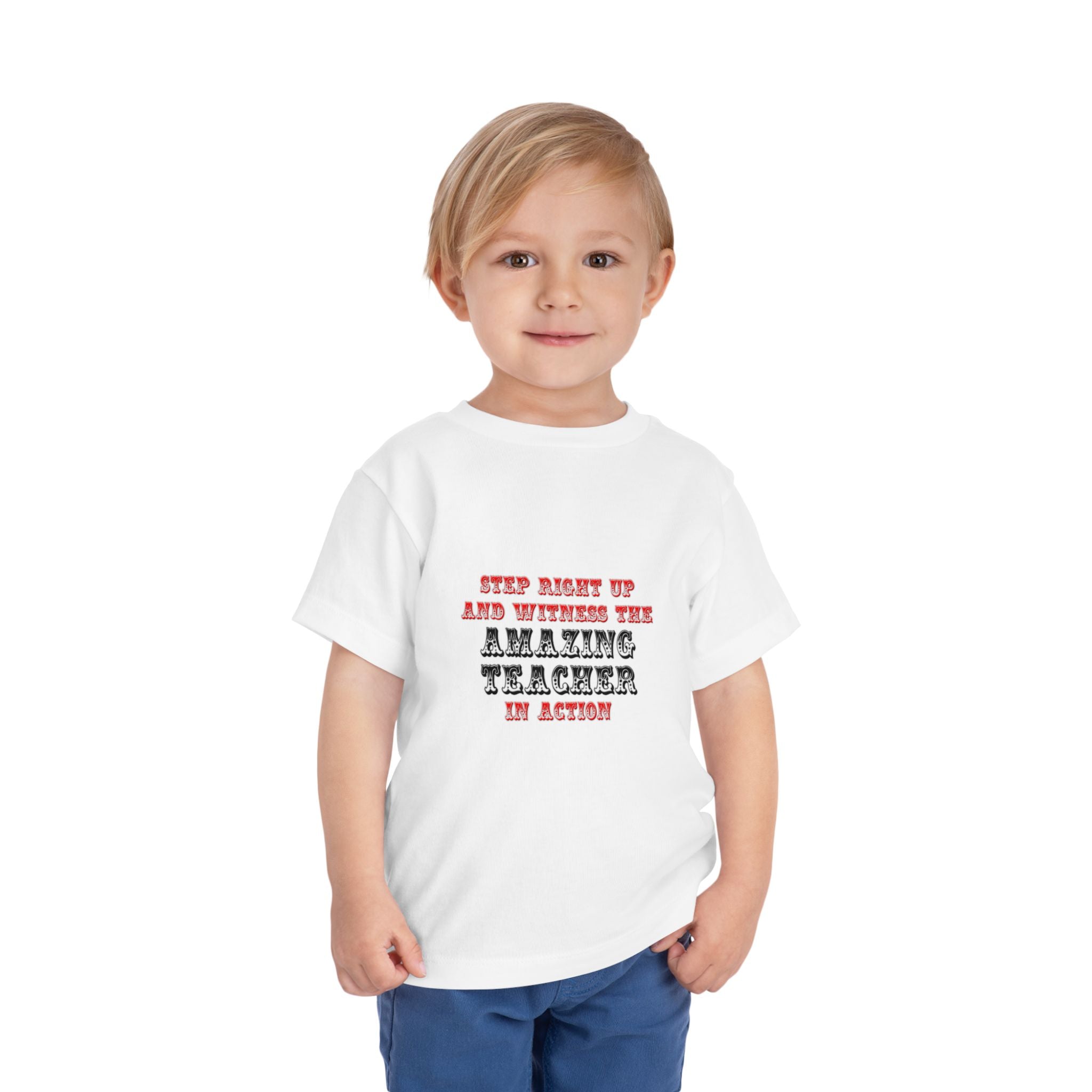 Amazing Teacher In Action - Toddler Short Sleeve Tee