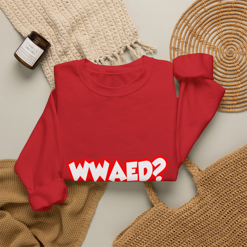 WWAED...What Would an Aerospace Engineer Do - Unisex Heavy Blend™ Crewneck Sweatshirt