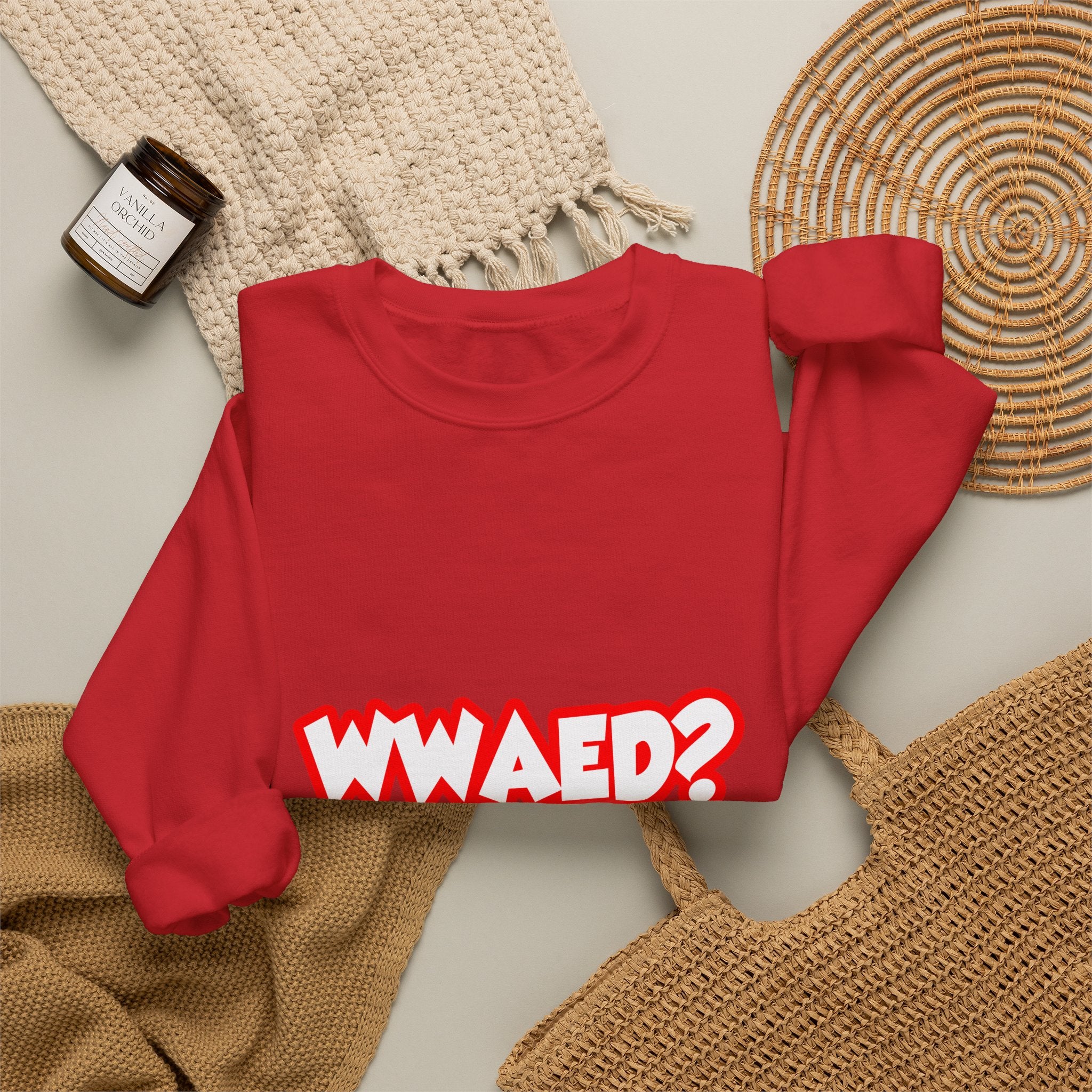WWAED...What Would an Aerospace Engineer Do - Unisex Heavy Blend™ Crewneck Sweatshirt