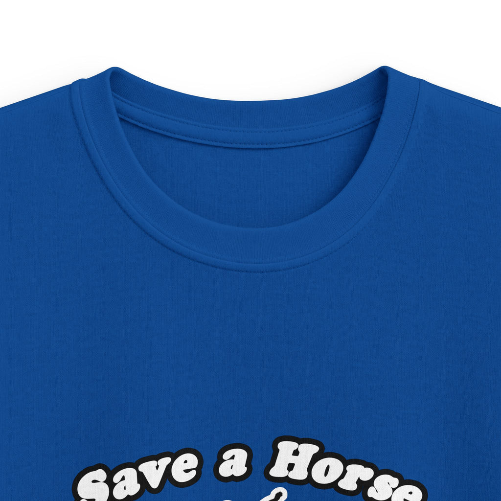 Save Horse Ride Biologist - Kids Softstyle Tee