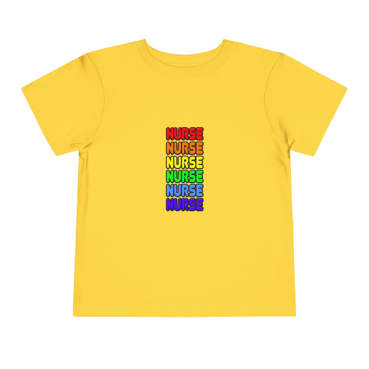 Rainbow Nurse - Toddler Short Sleeve Tee