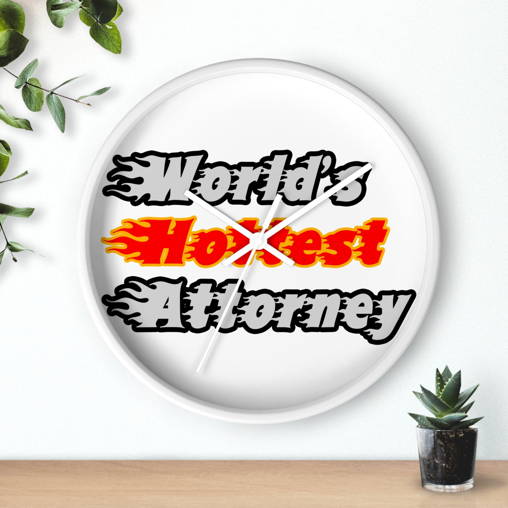 World's Hottest Attorney - Wall Clock