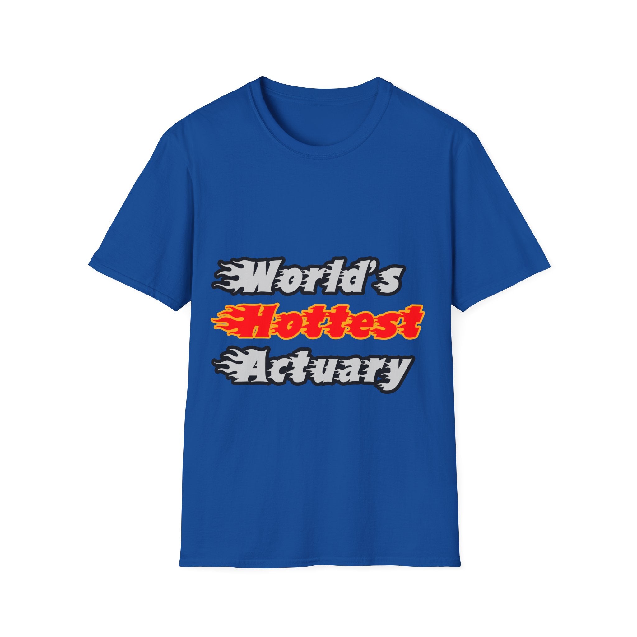 World's Hottest Actuary - Unisex Softstyle T-Shirt