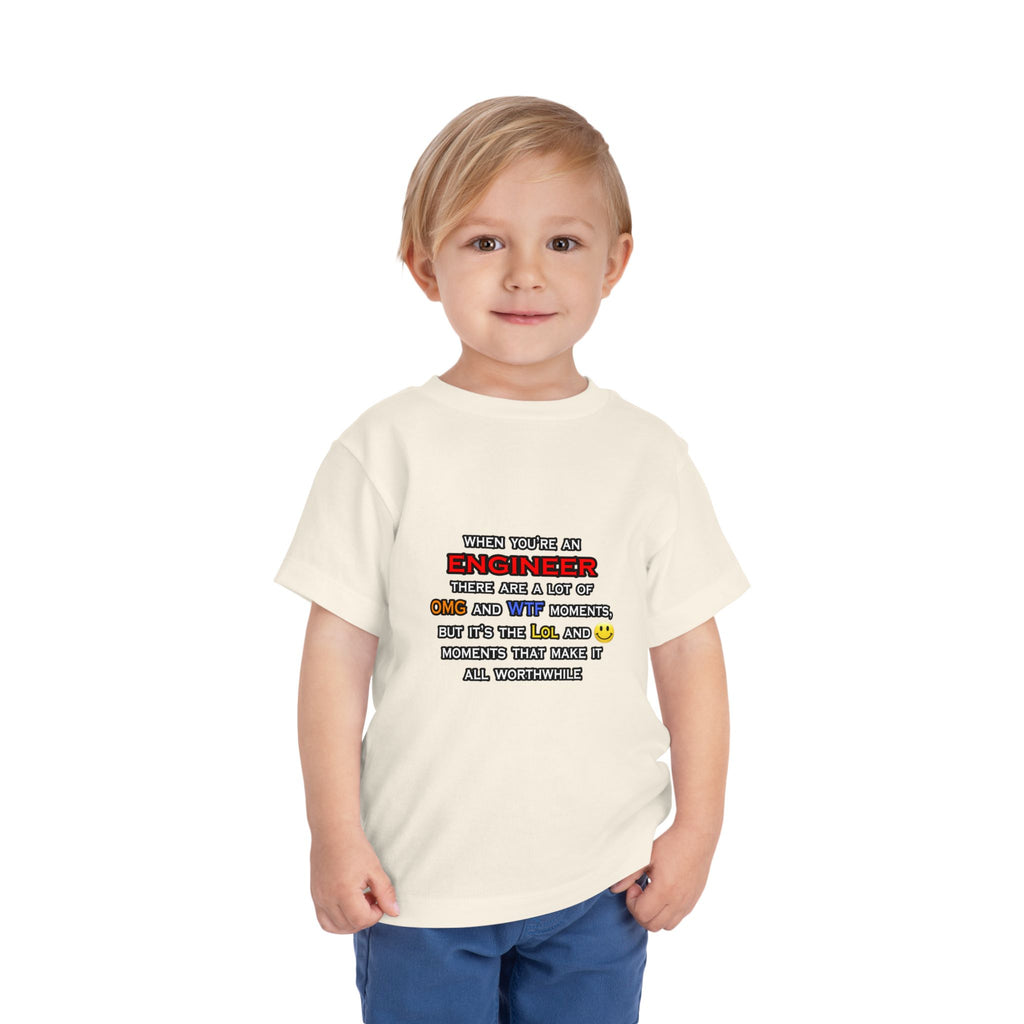 Engineer ... OMG WTF LOL - Toddler Short Sleeve Tee