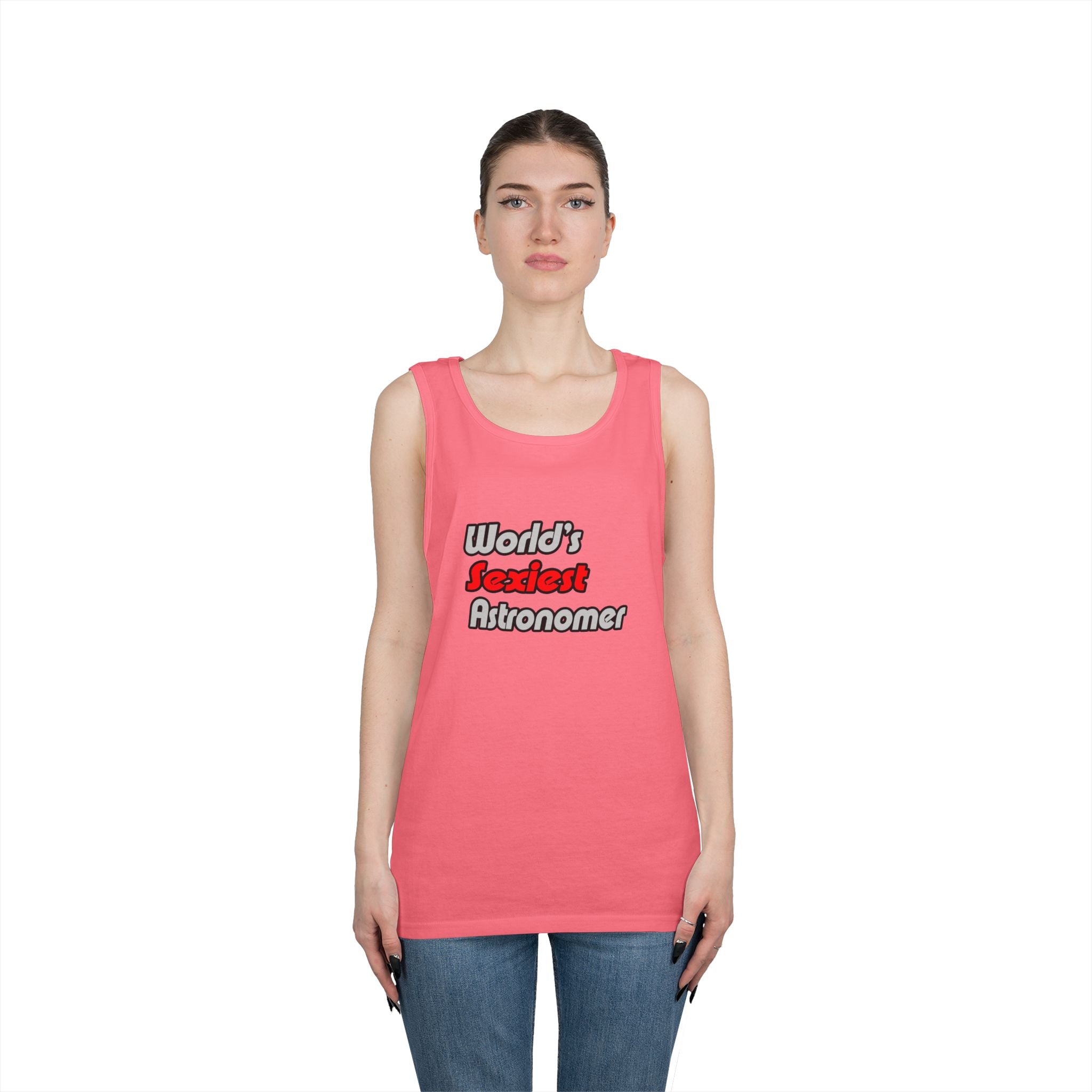 World's Sexiest Astronomer - Unisex Heavy Cotton Tank Top