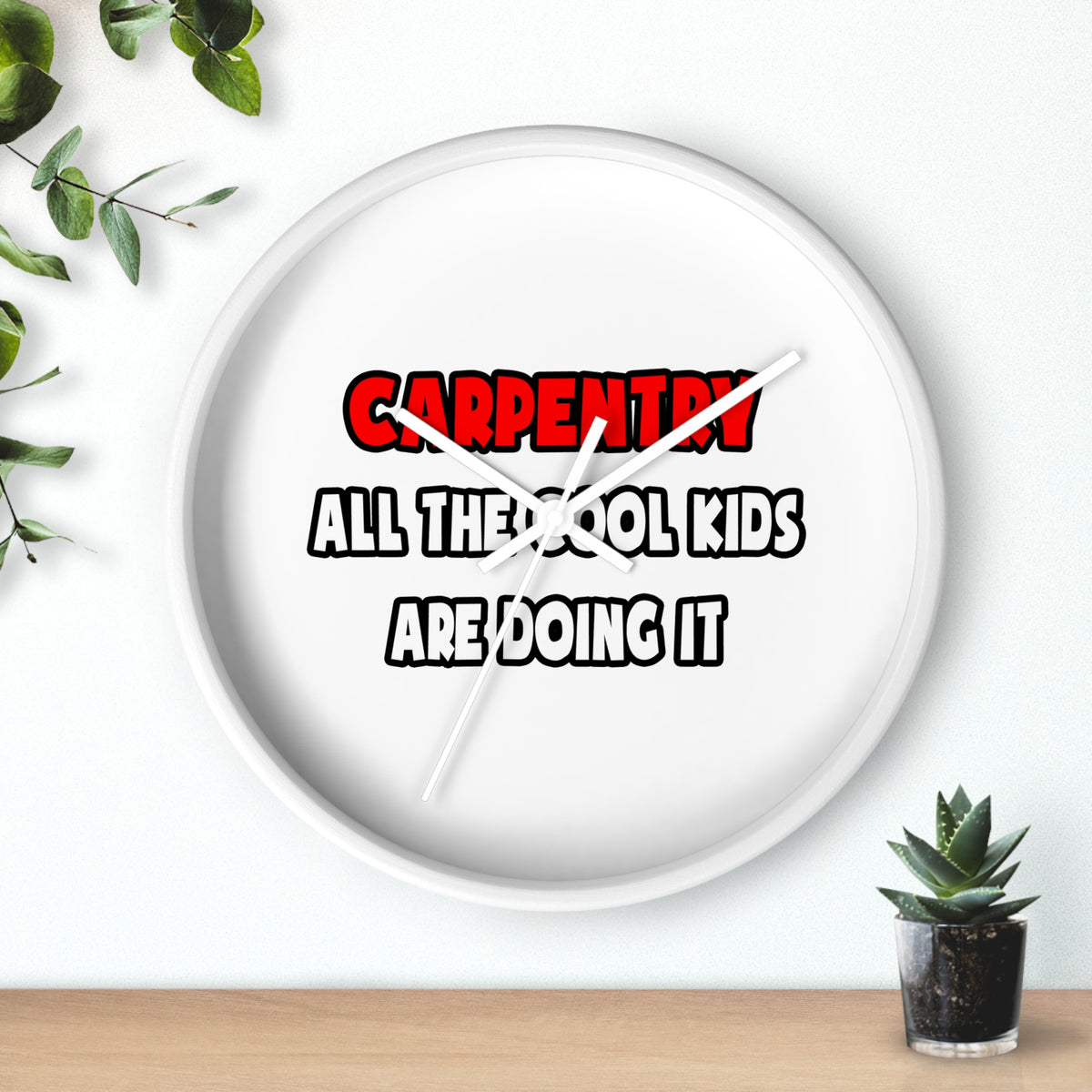 Funny Carpenter Shirts and Gifts - Wall Clock