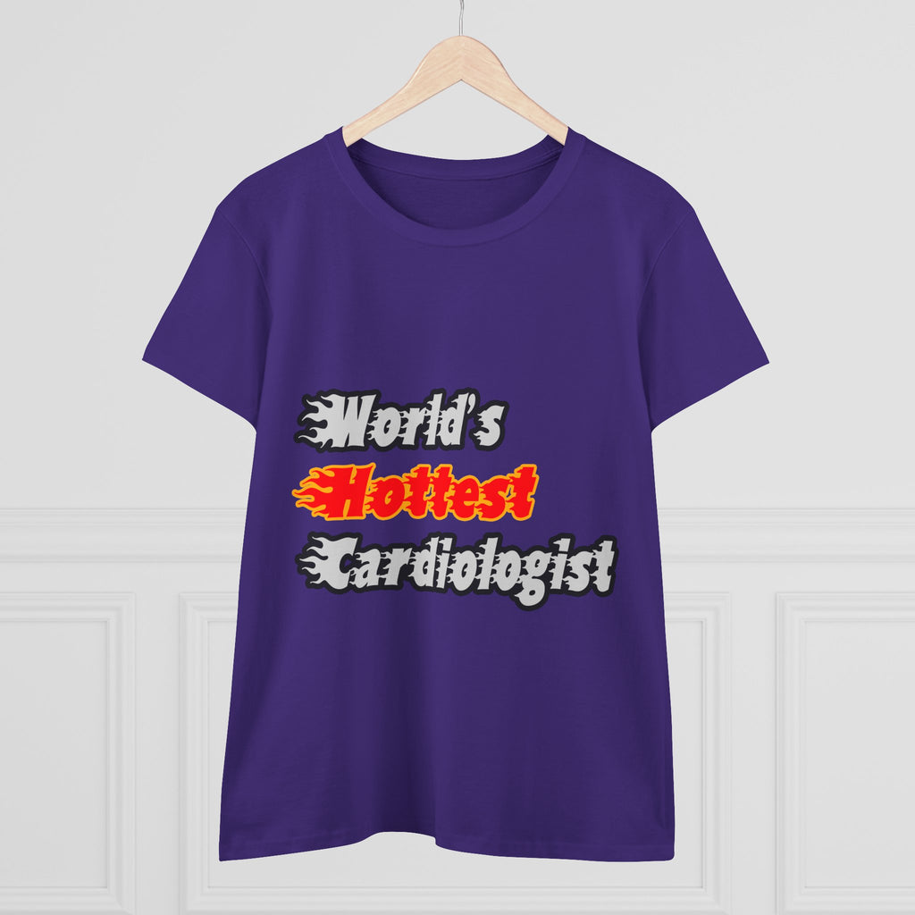 World's Hottest Cardiologist - Women's Midweight Cotton Tee