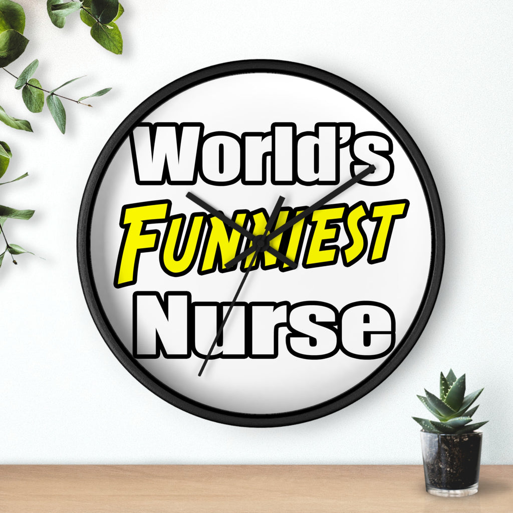 World's Funniest Nurse - Wall Clock