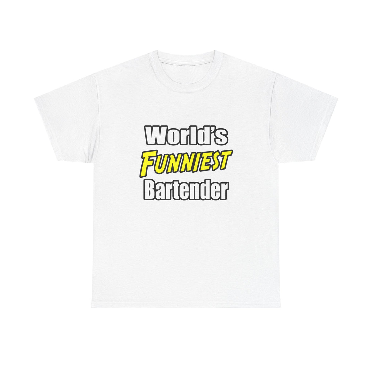 World's Funniest Bartender - Unisex Heavy Cotton Tee