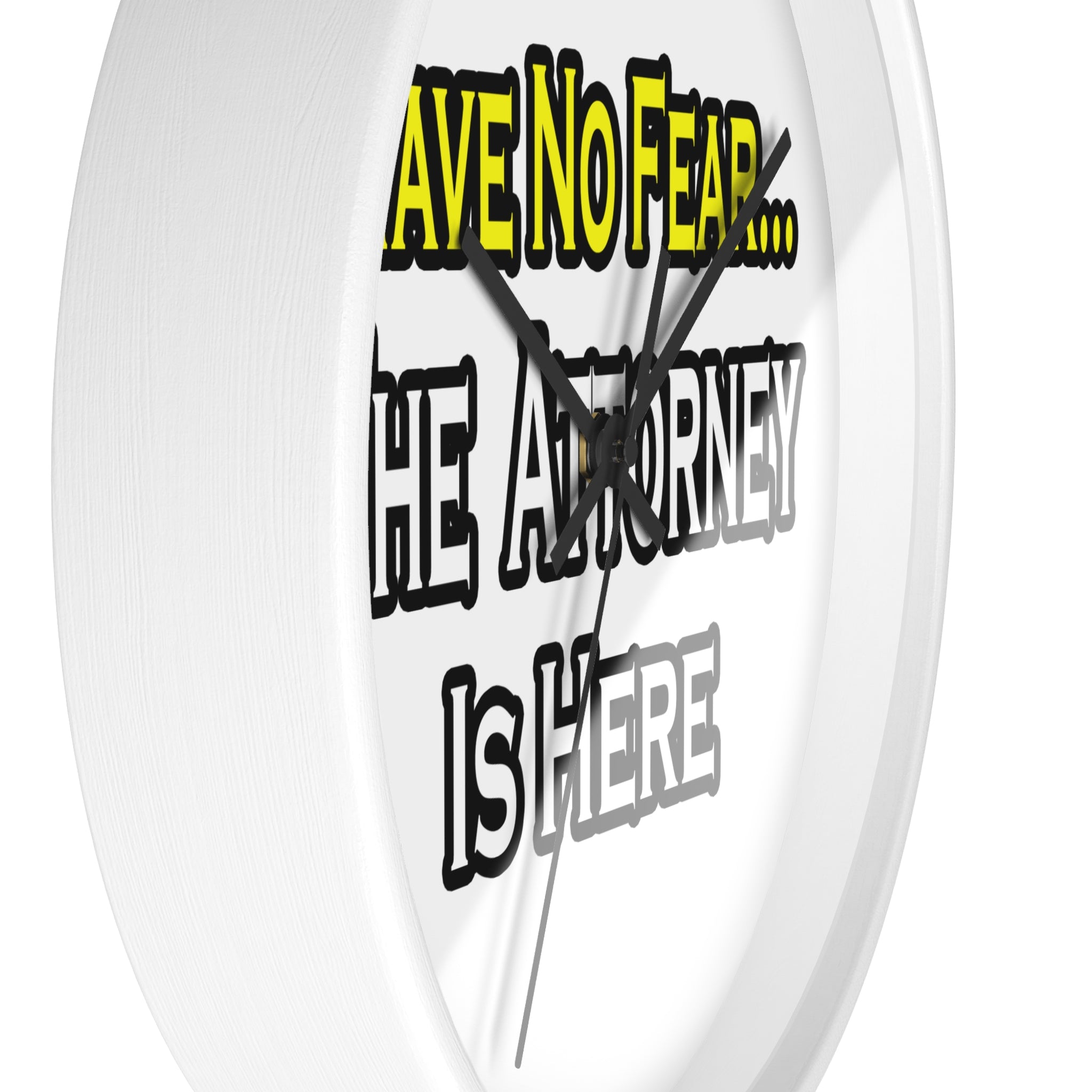 No Fear Attorney - Wall Clock