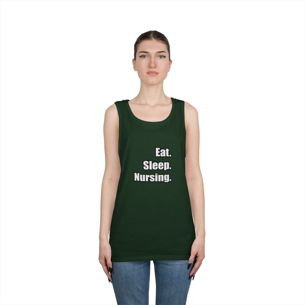 Eat. Sleep. Nursing. - Unisex Heavy Cotton Tank Top