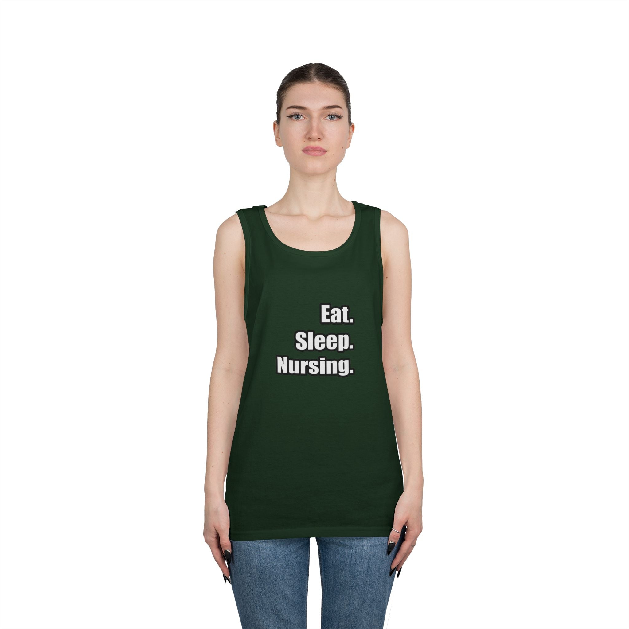 Eat. Sleep. Nursing. - Unisex Heavy Cotton Tank Top