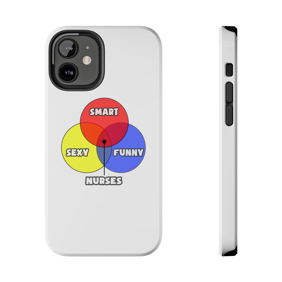 Venn Diagram .. Nurses - Tough Phone Cases