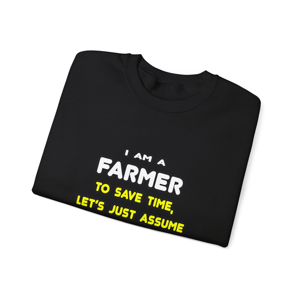 Funny Farmer T Shirts and Gifts - Unisex Heavy Blend™ Crewneck Sweatshirt