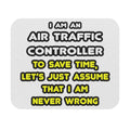 Funny Air Traffic Controller T Shirts - Mouse Pad (Rectangle)