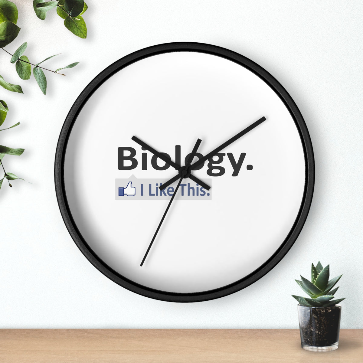 Biology...I Like This - Wall Clock