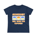 Archaeologist ... Will Work For Cupcakes - Women's Midweight Cotton Tee