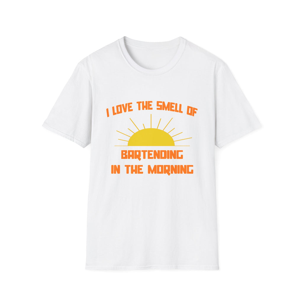 Smell of Bartending in the Morning - Unisex Softstyle T-Shirt