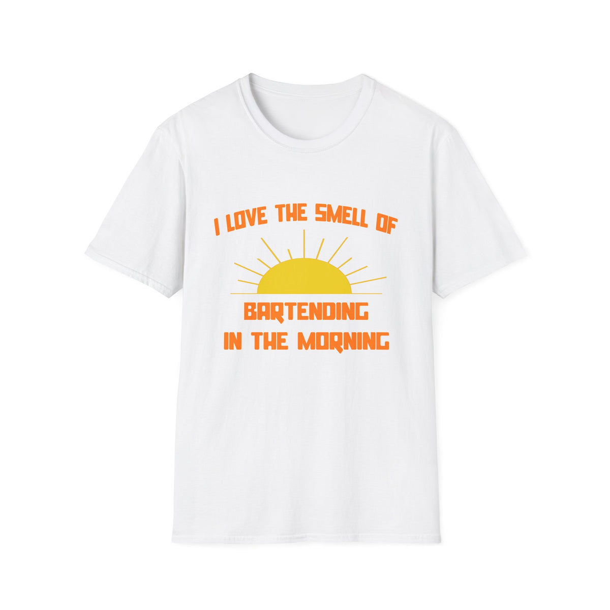 Smell of Bartending in the Morning - Unisex Softstyle T-Shirt