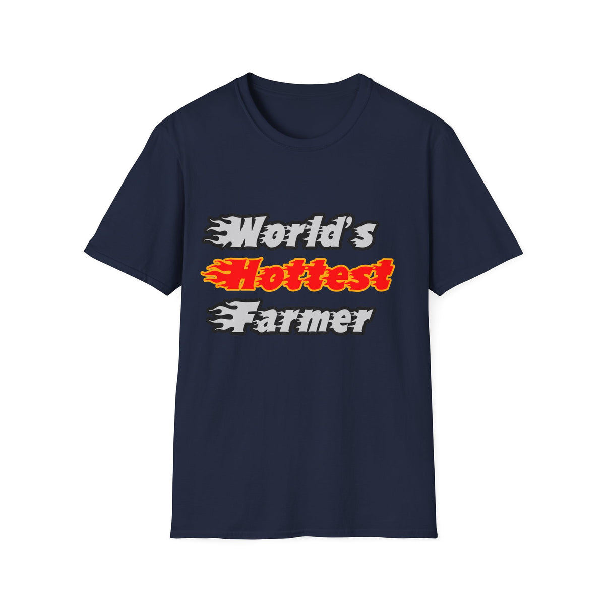 World's Hottest Farmer - Unisex Softstyle T-Shirt